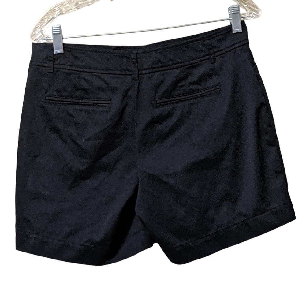 Lauren Ralph Lauren black cotton Chino walking shorts women's size 6 - Picture 2 of 7